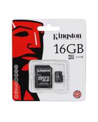 MEMORIA MICROSD C/ ADAPTADOR SD 16GB KINGSTON CLASE 4